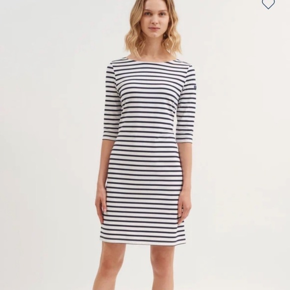 Saint James Dresses & Skirts - SAINT JAMES Depuis 1889 PROPRIANO Black Striped Fitting Dress